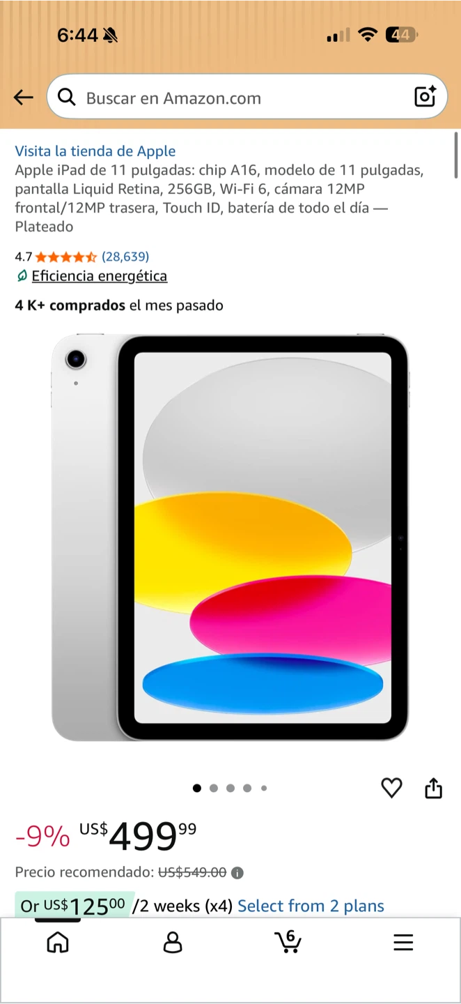 Apple iPad 10th Gen 256GB Silver