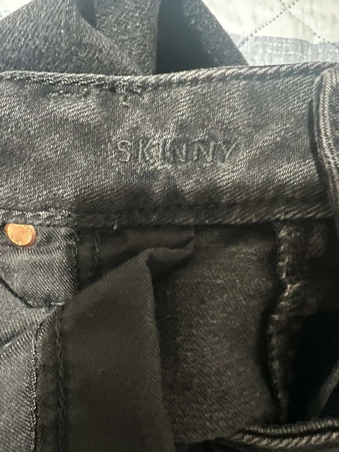 American Eagle Airflex+ Skinny Jeans Black 38x30 - photo 4