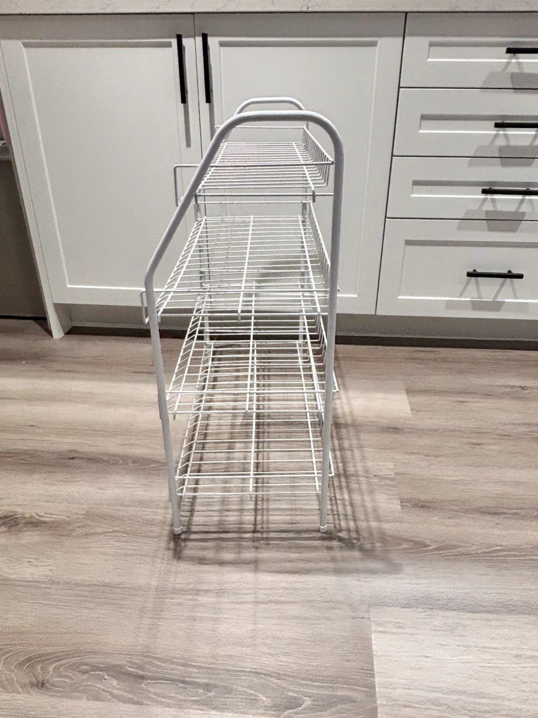 Shoe rack White Wire Metal - photo 4