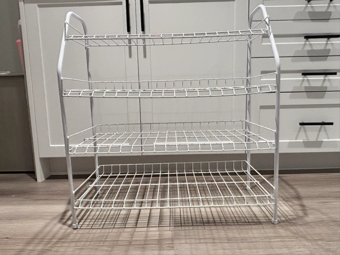 Shoe rack White Wire Metal - photo 5