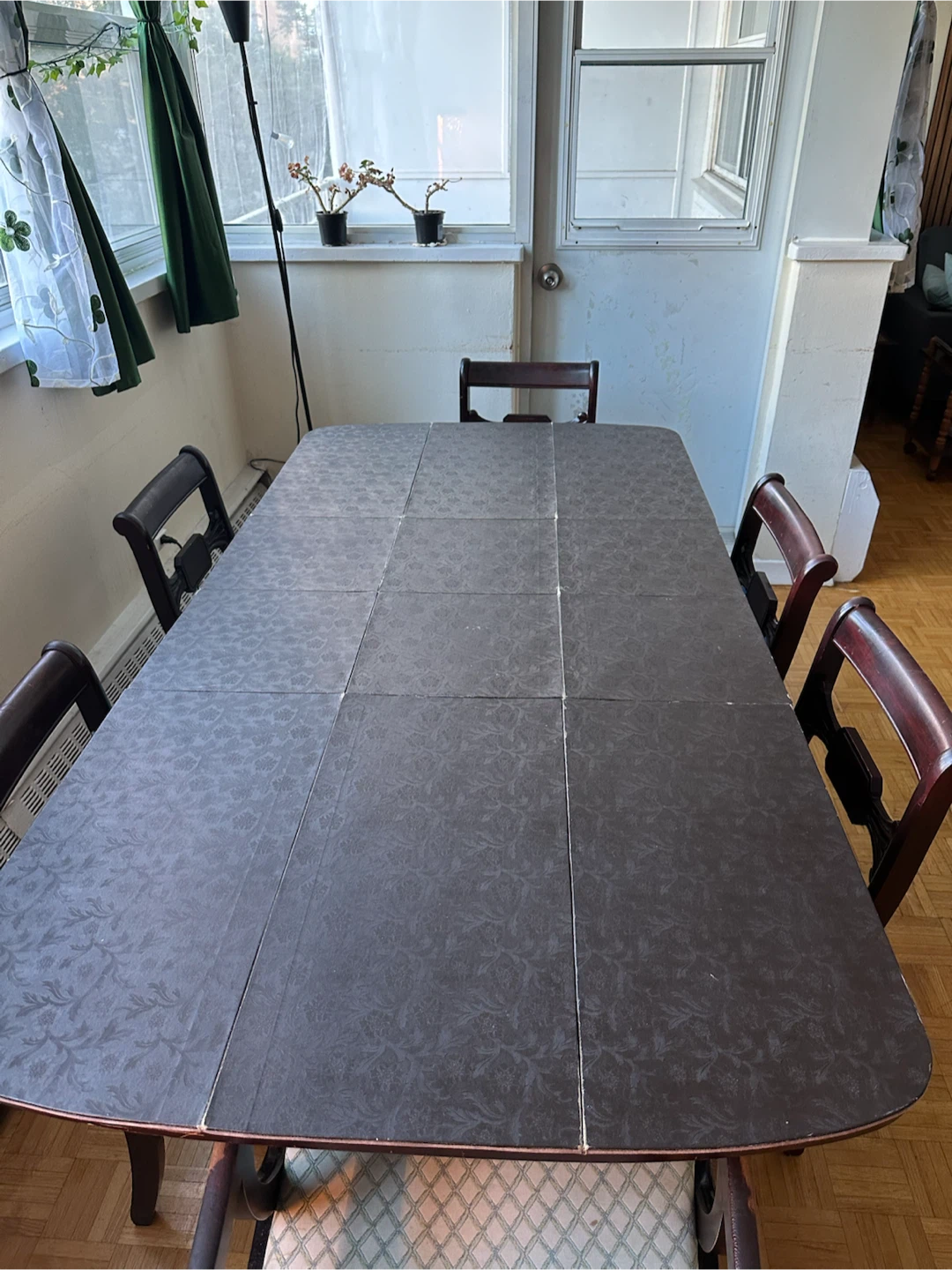 Vintage Dining Table + 6 Chairs – Solid Wood Set - photo 2