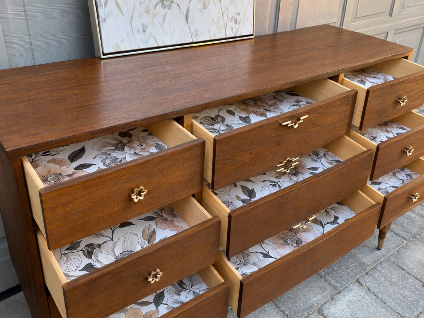 Vintage Mid-Century Moder Dresser | Professionally Refinished - photo 5