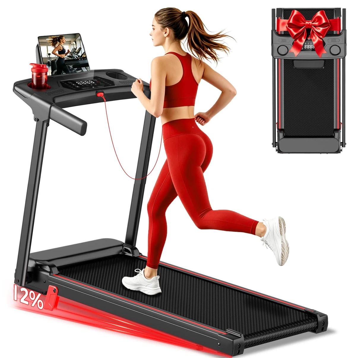 Walking Pad withIncline and Handle