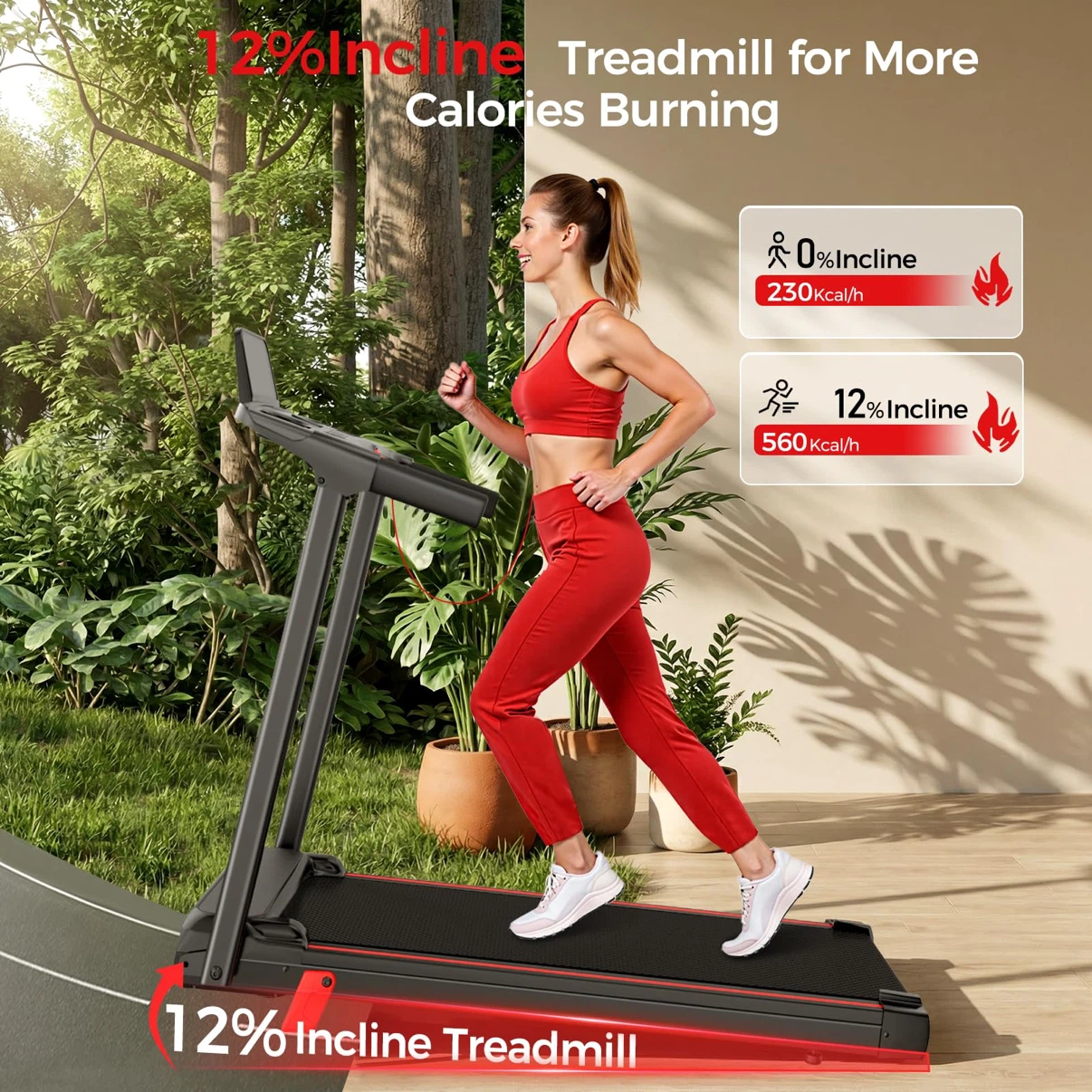 Walking Pad withIncline and Handle - photo 3