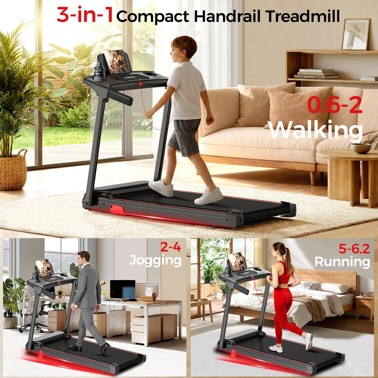 Walking Pad withIncline and Handle - photo 5