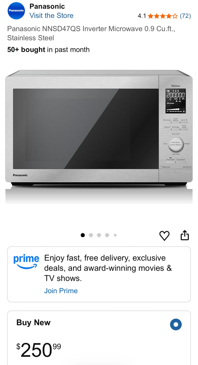 Panasonic Microwave - photo 4