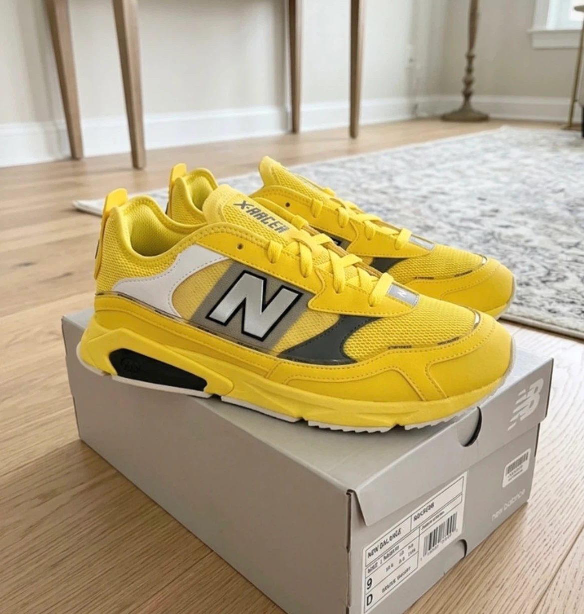 New Balance X-Racer Yellow Sneakers 9.5 men’s