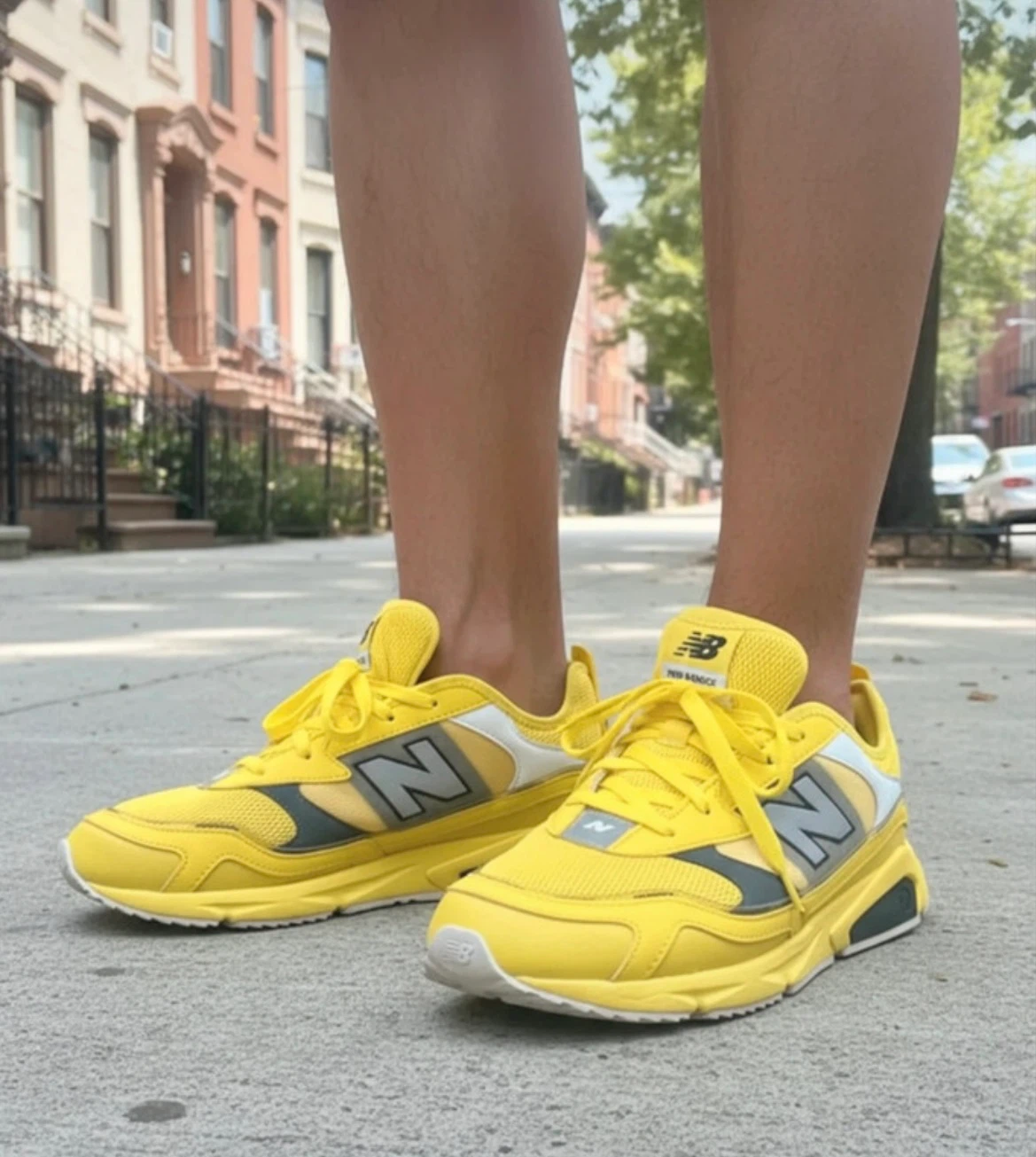 New Balance X-Racer Yellow Sneakers 9.5 men’s - photo 2
