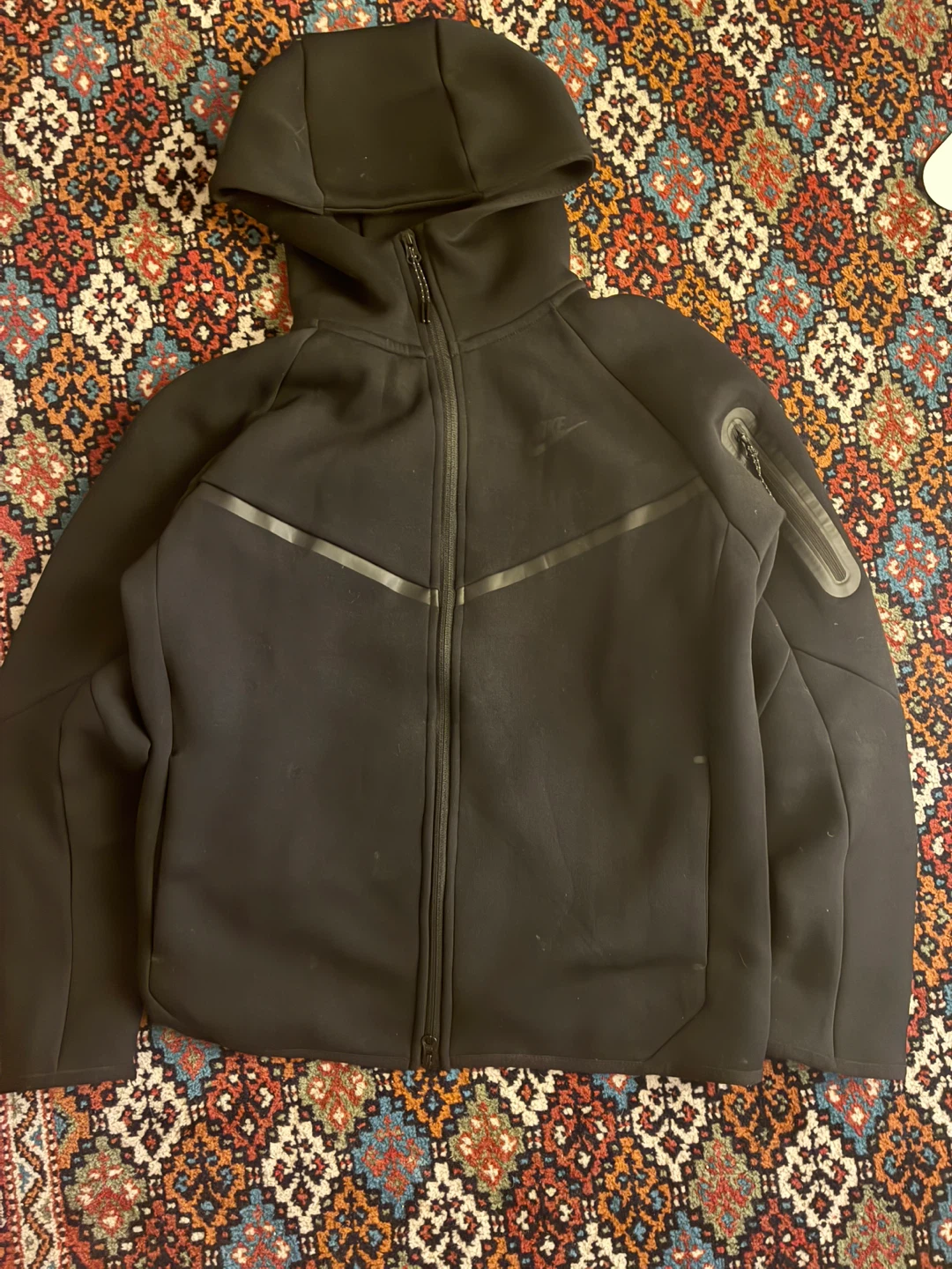 Nike Tech Fleece Full-Zip Hoodie - Black