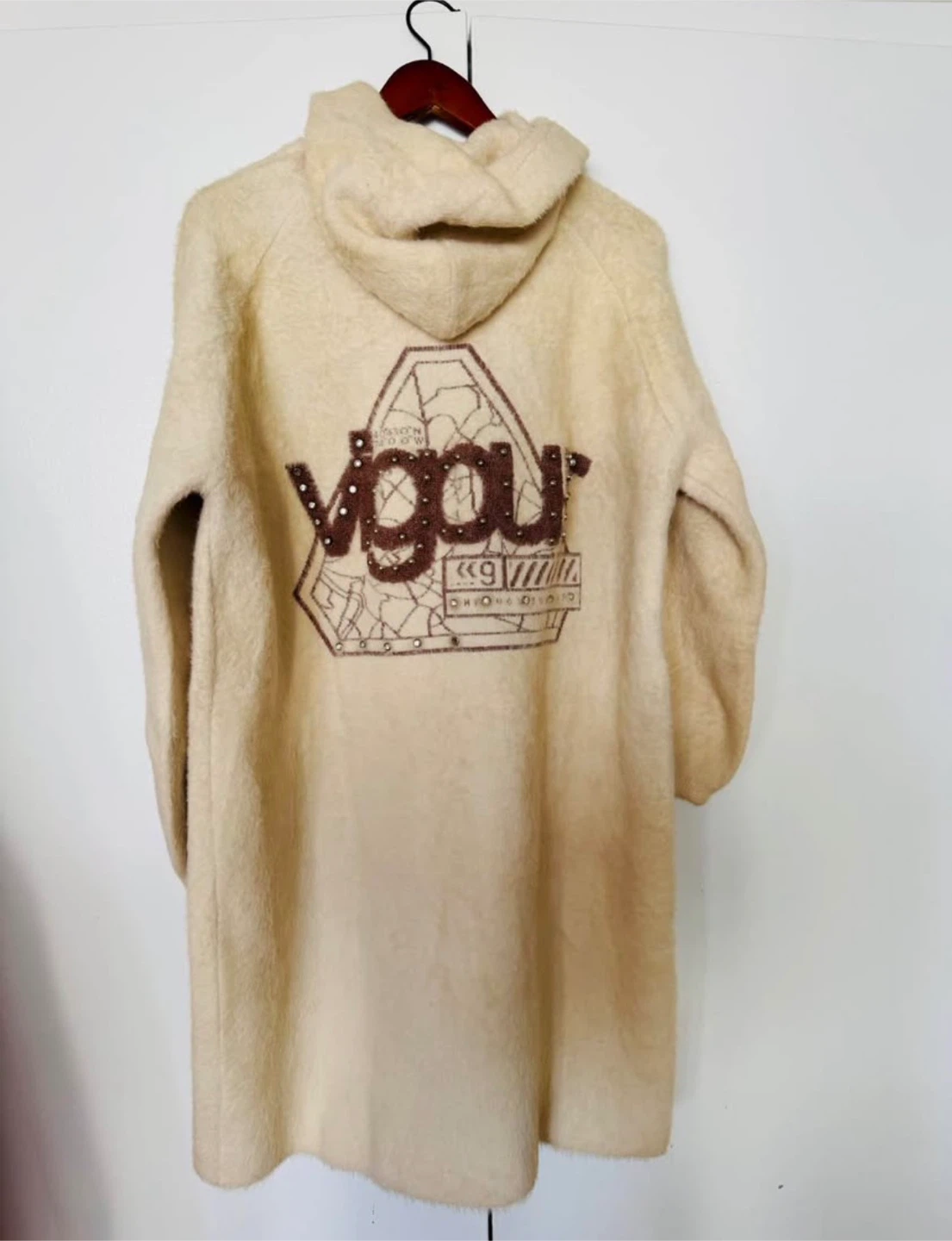 White fur coat fits xl - xxl - photo 2