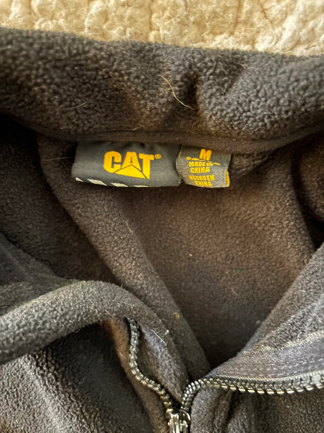 CAT Black Fleece Vest - photo 2