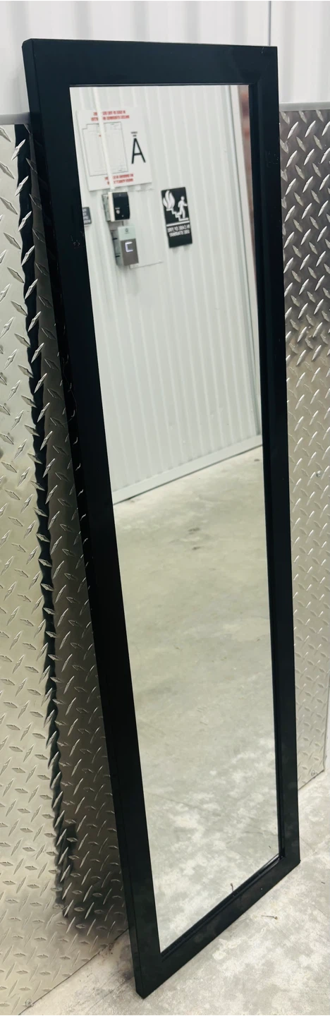 Black Full-Length Wall Mirror
