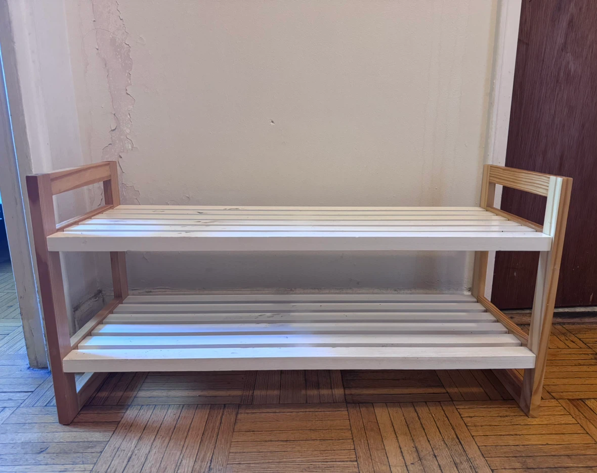 Wooden Shoe Rack