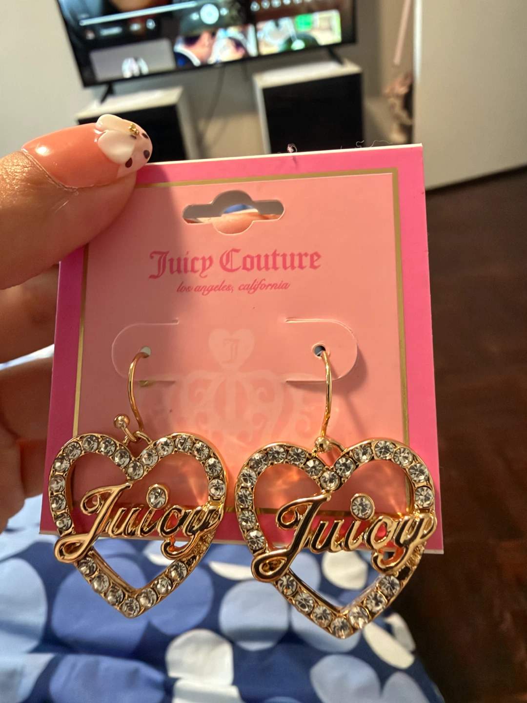 Brand new juicy couture earrings