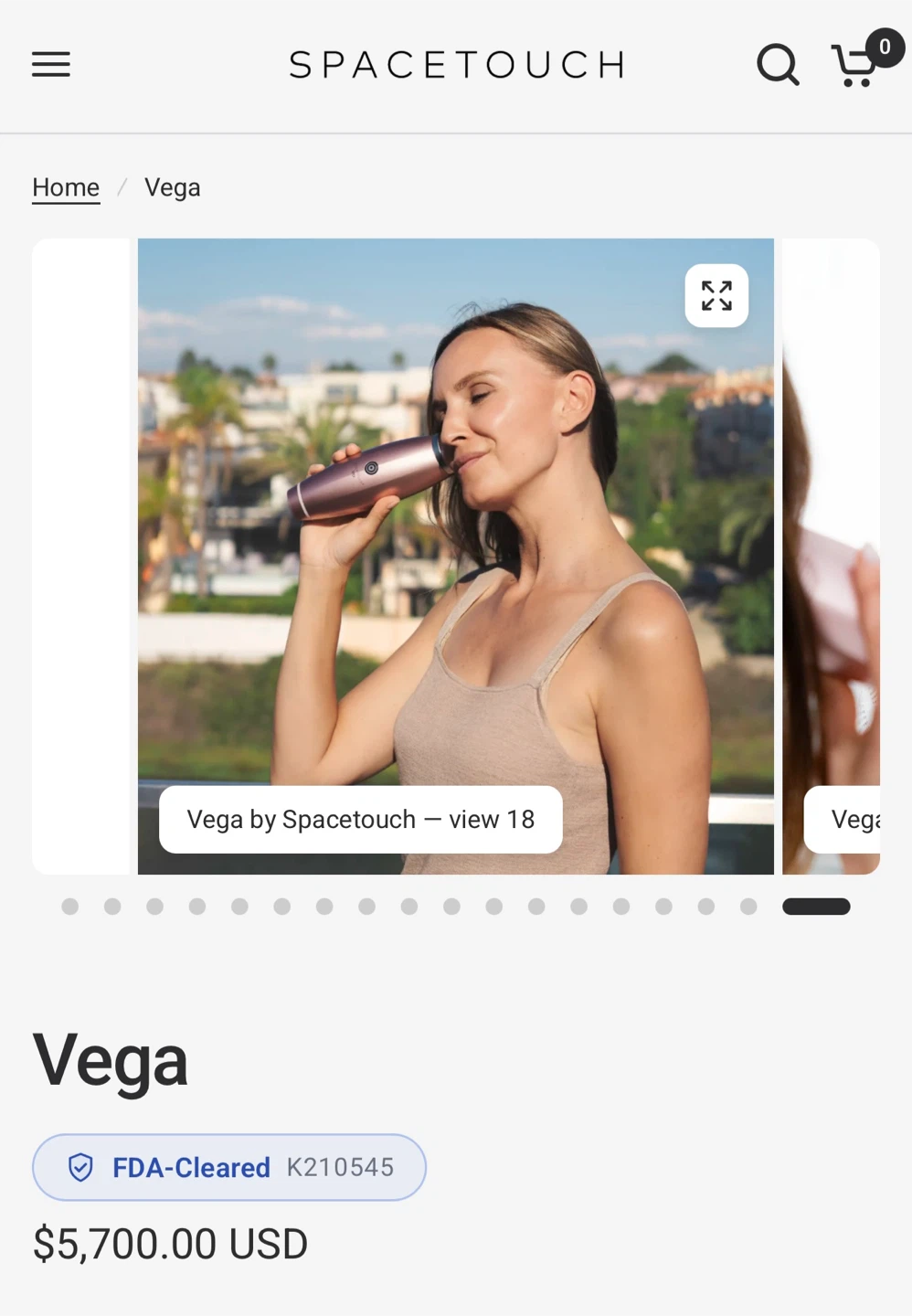 Spacetouch Vega Light Therapy Device