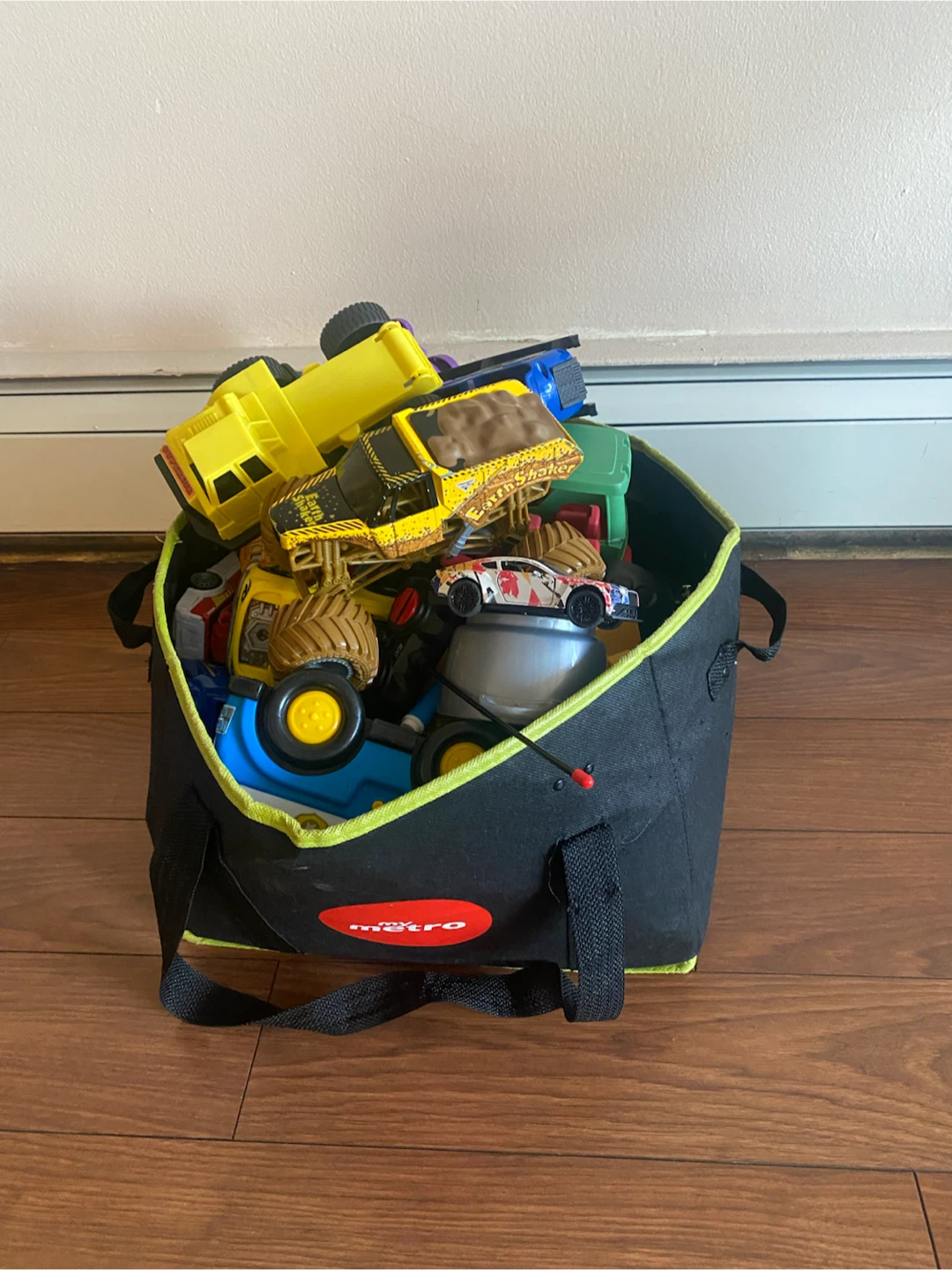 Assorted Toy Vehicles in Bag