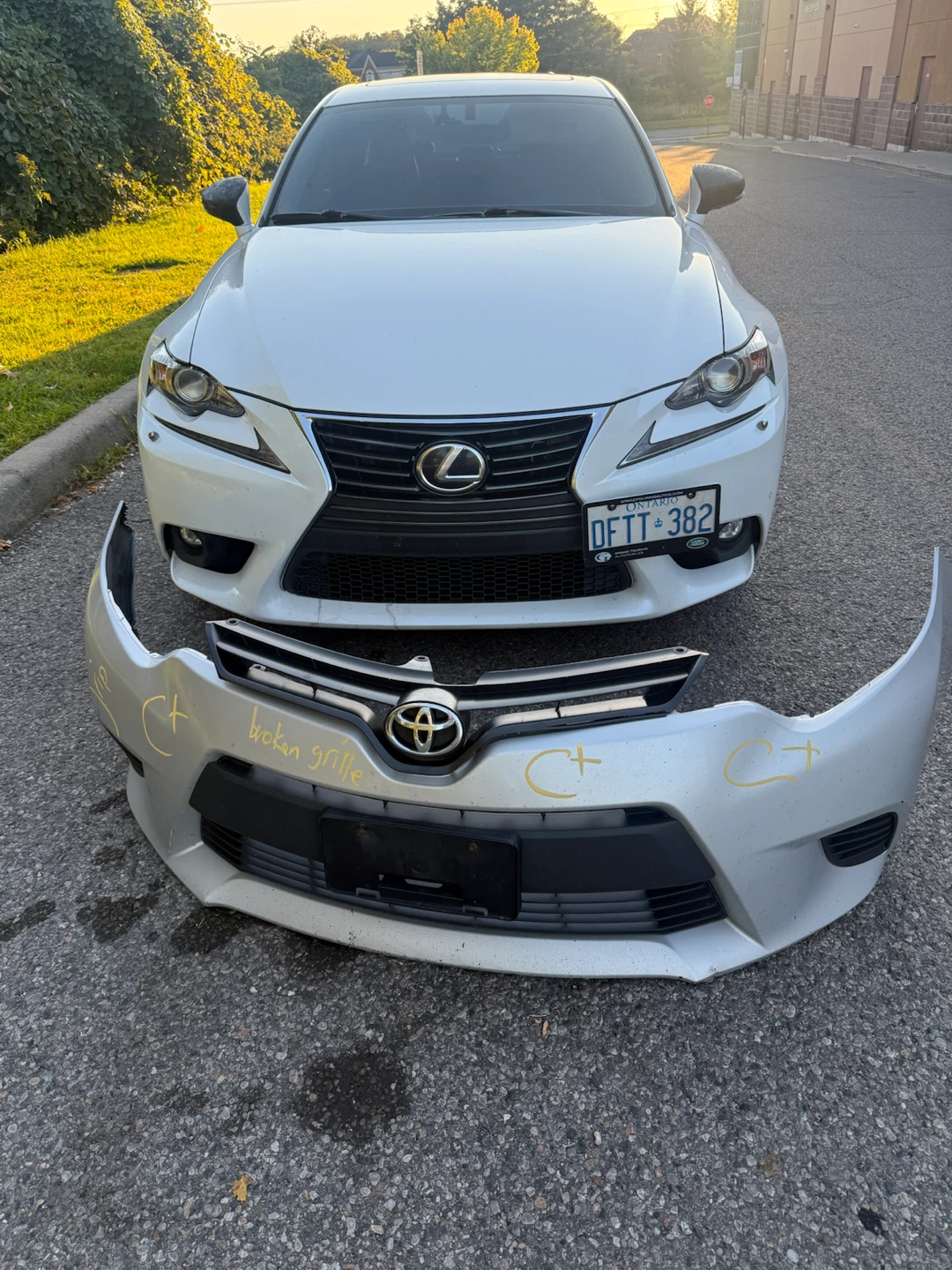 Toyota Corolla bumper