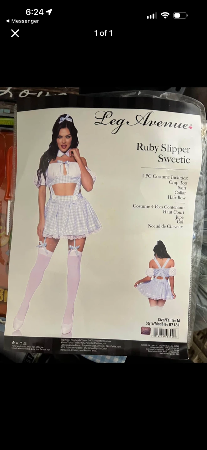 Leg Avenue Ruby Slipper Sweetie Costume Size M
