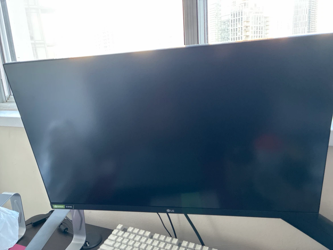 LG 27inch 1440p 144hz IPS monitor Nvidia G-sync compatible - photo 2
