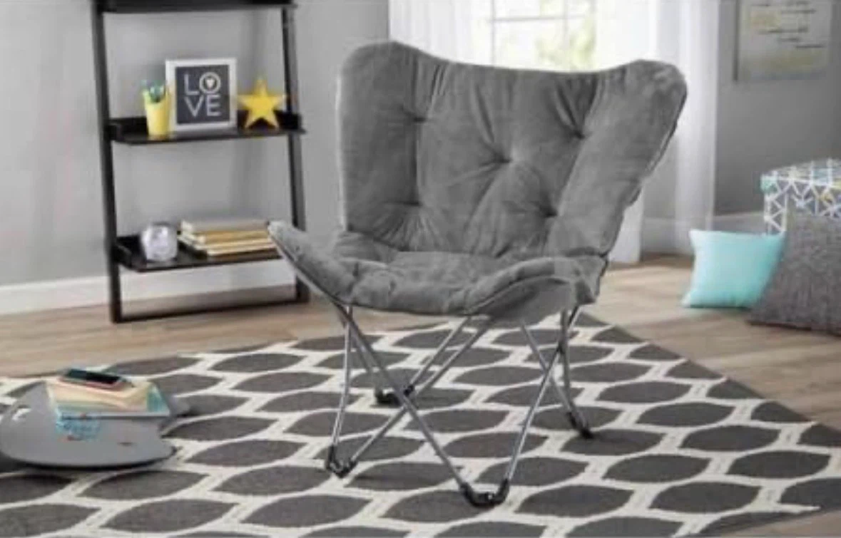 Butterfly Chair in Grey
