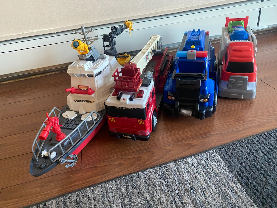 Paw Patrol and Rescue Toy Vehicle Set