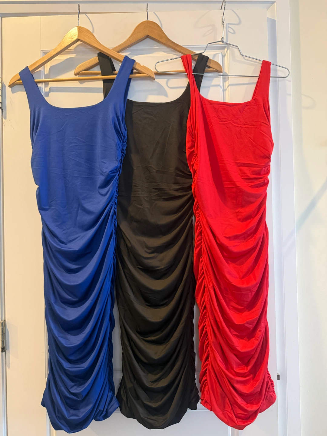 Ruched Sleeveless Dresses