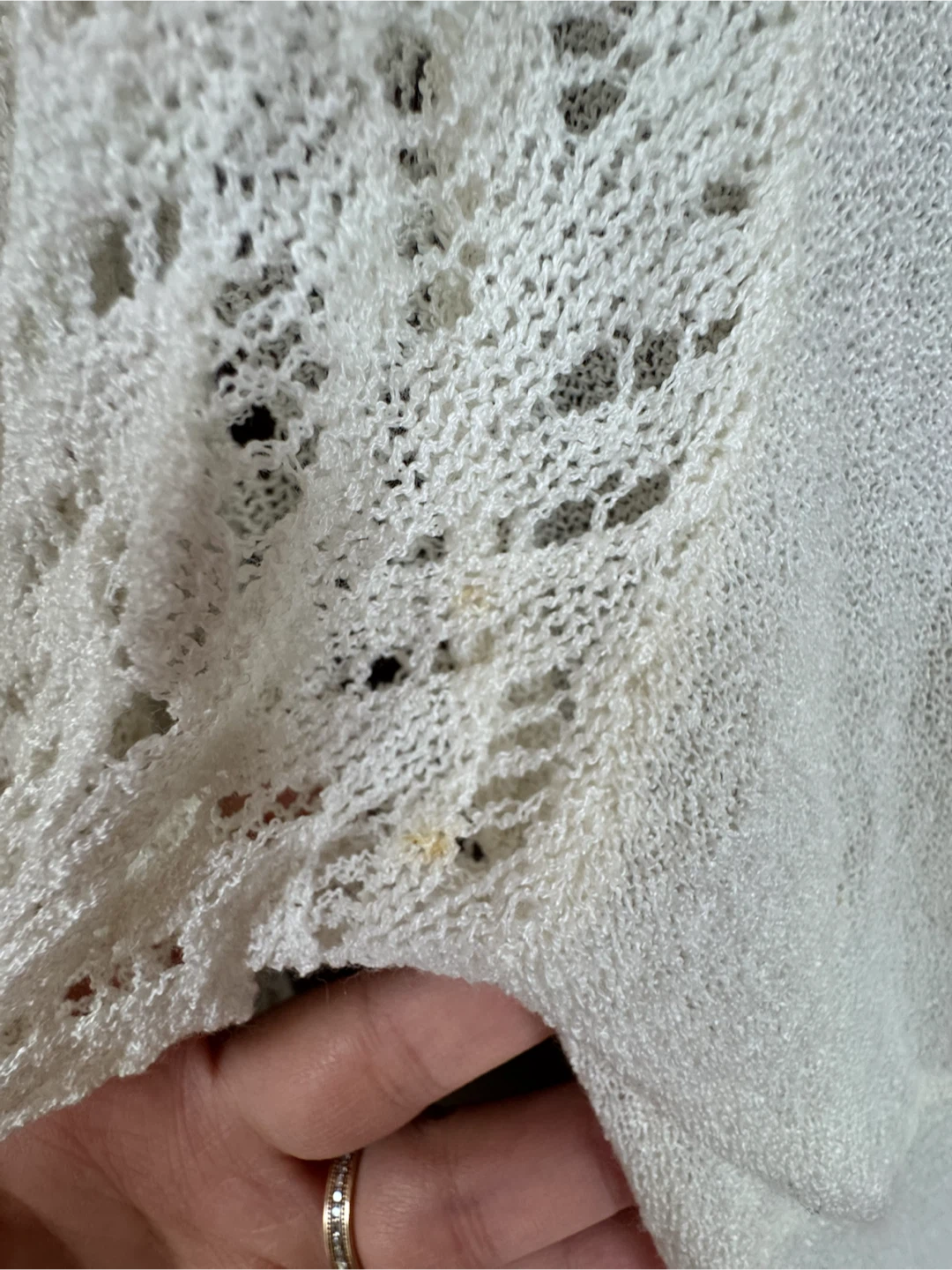 S size Cream Knit Mini summer Dress - photo 5