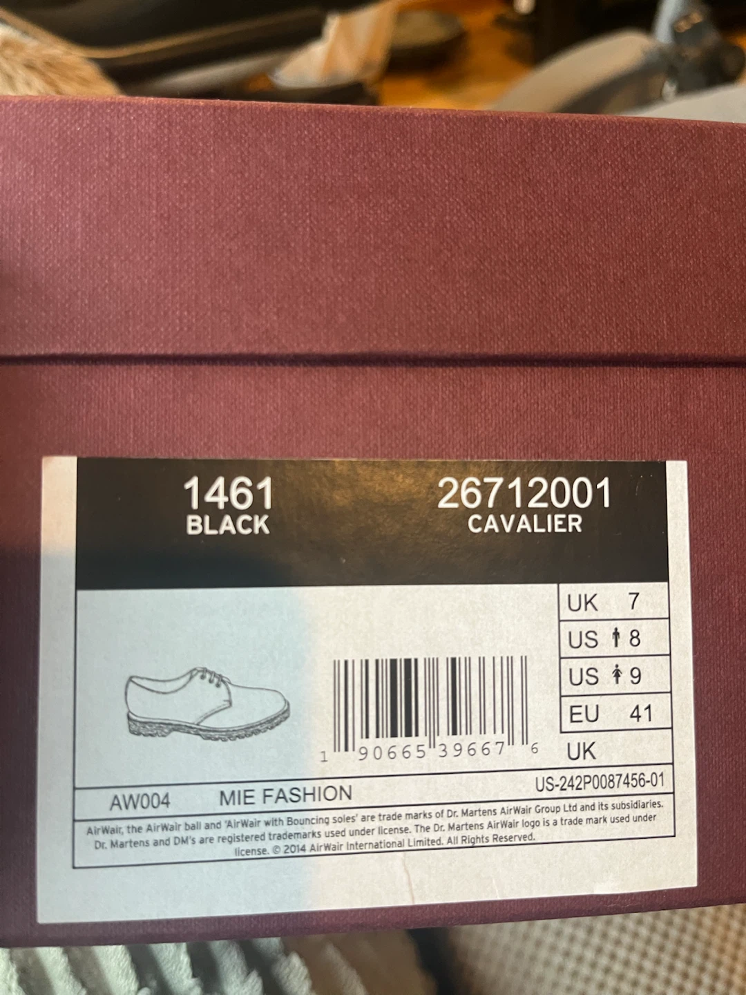 Dr. Martens 1461 Horween Leather Shoes Black - photo 5