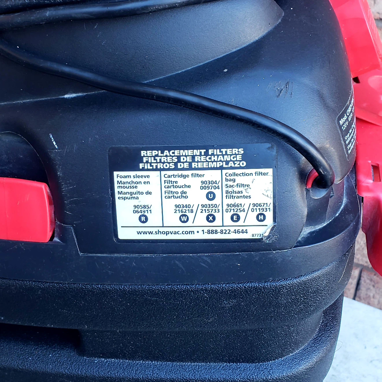 Shop-Vac Super Hawkeye 10 Gallon Wet/Dry Vacuum - photo 3