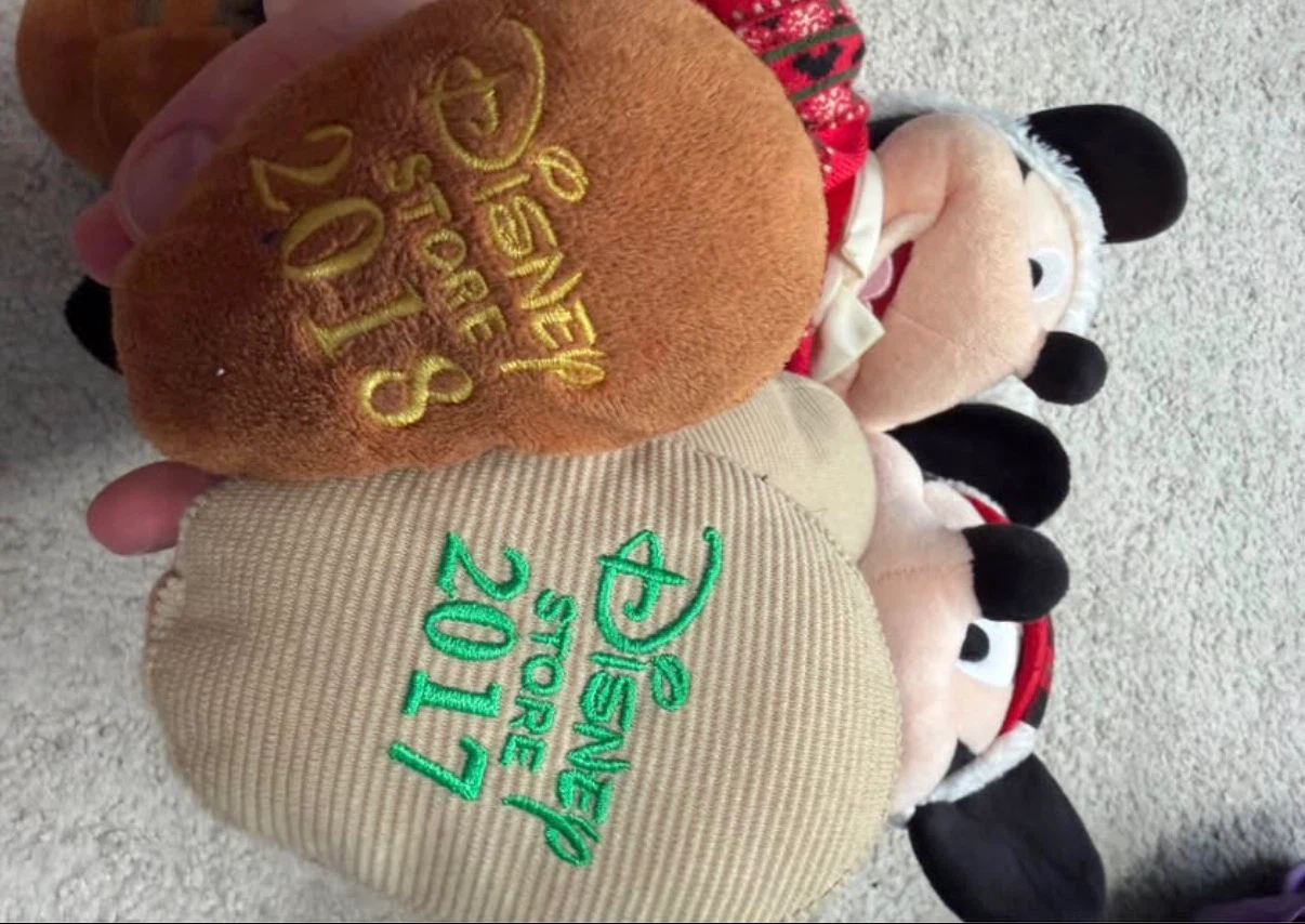 Set of 2 Disney Store Mickey Mouse Holiday Plush - photo 2
