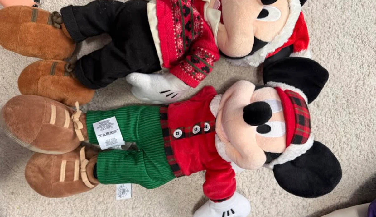 Set of 2 Disney Store Mickey Mouse Holiday Plush - photo 4