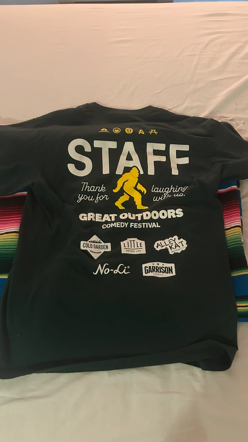 Great Outdoors Comedy Festival Staff T-Shirt - photo 2
