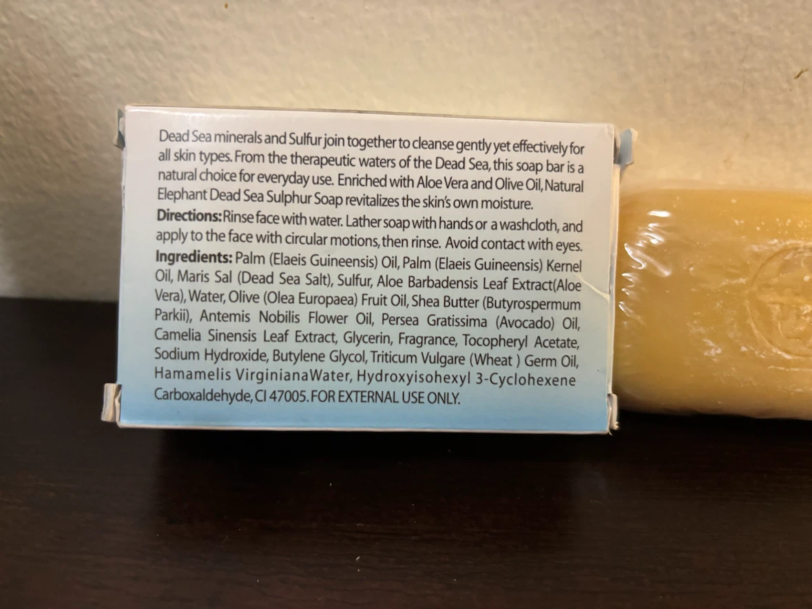 NEW-Natural Elephant Dead Sea Sulfur Soap - photo 2