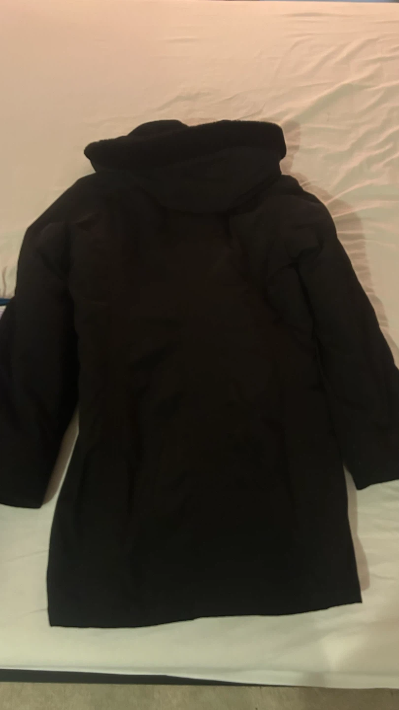 Black Winter Parka Coat - photo 2