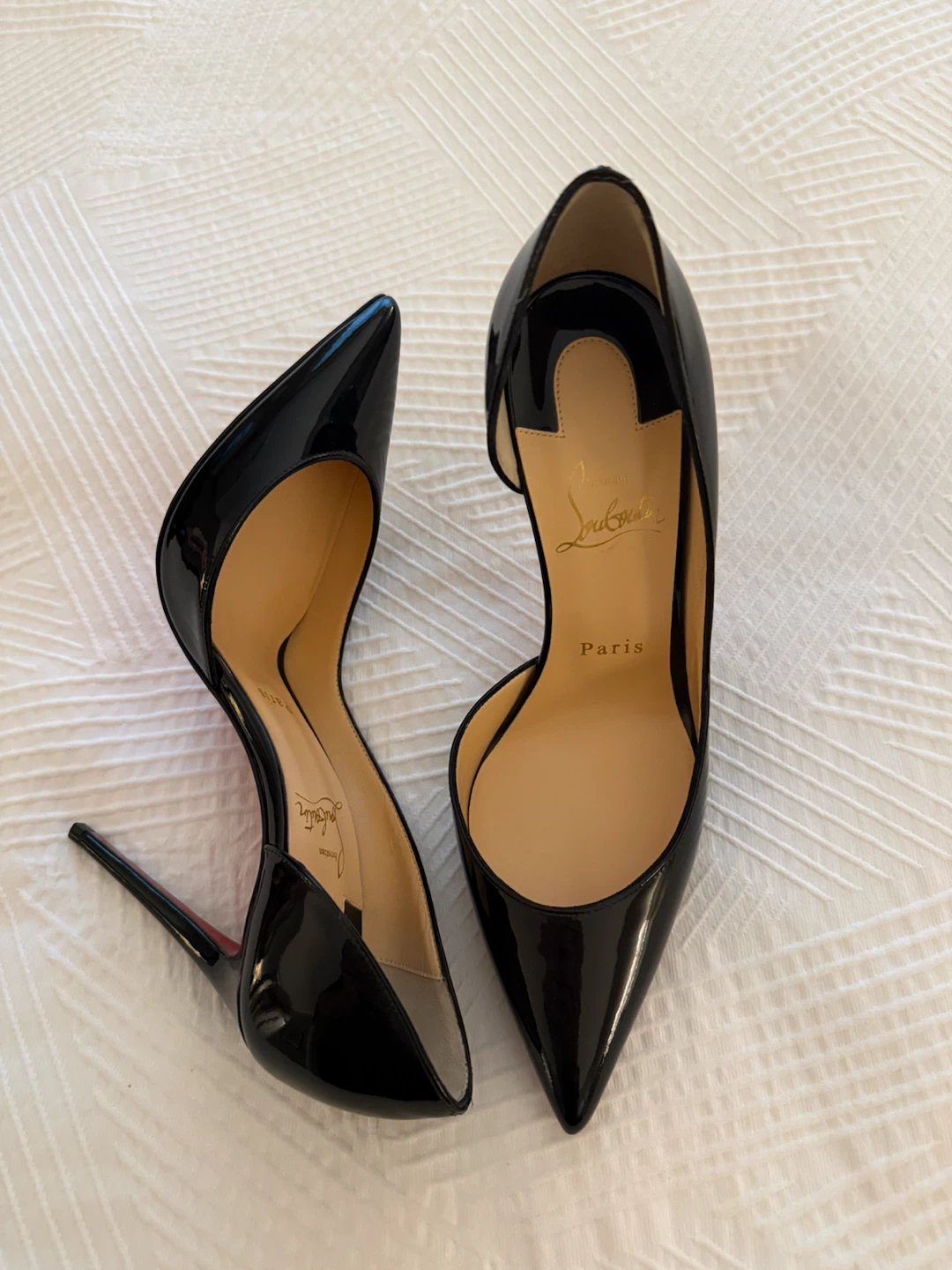 Christian Louboutin Iriza 100 Patent Leather Pumps - photo 5