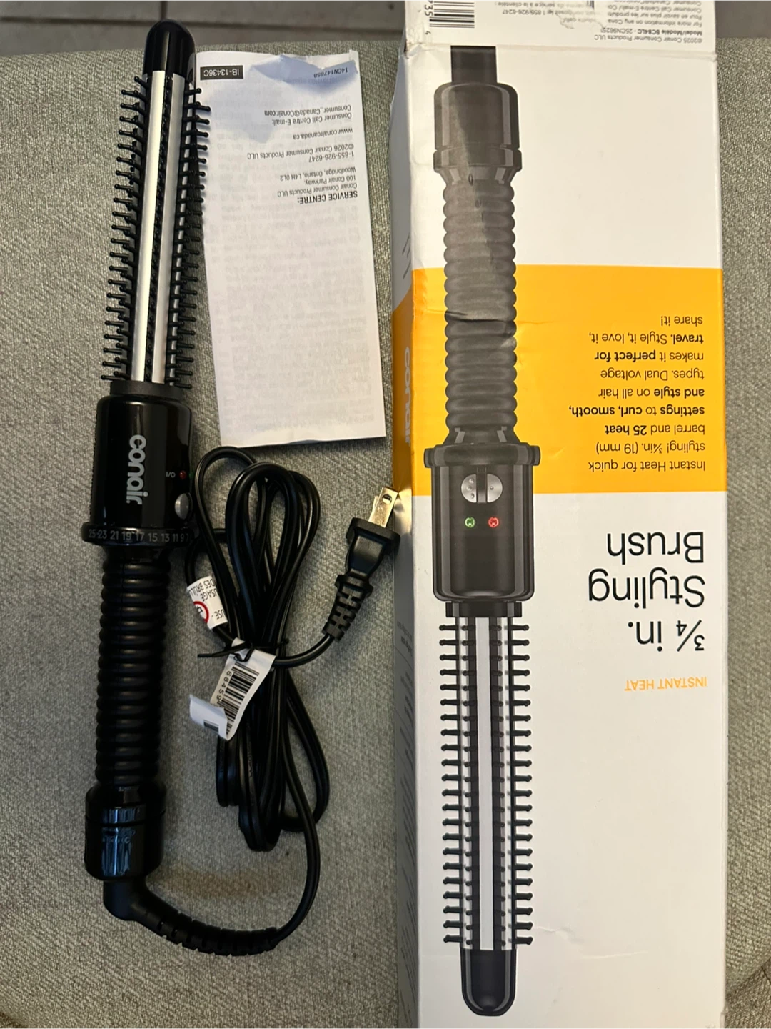 Conair 3/4 inch Styling Brush