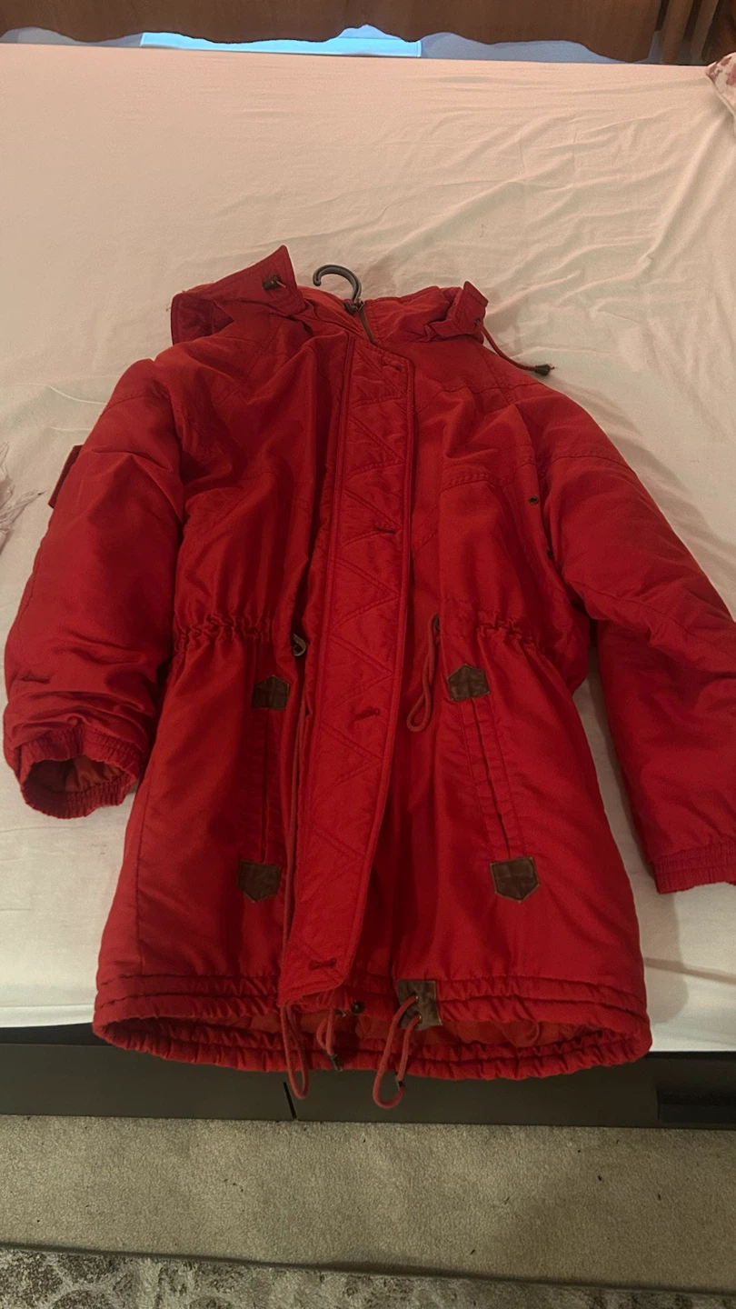 Red Winter Parka