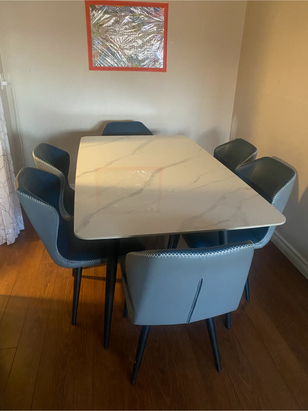 Dining table set with 6 chairs - photo 2