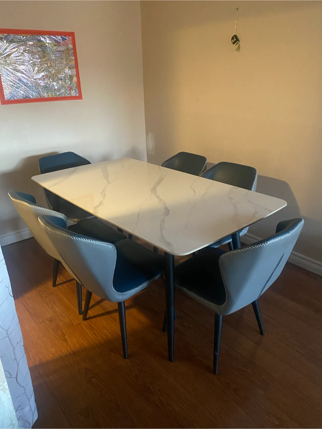 Dining table set with 6 chairs - photo 3