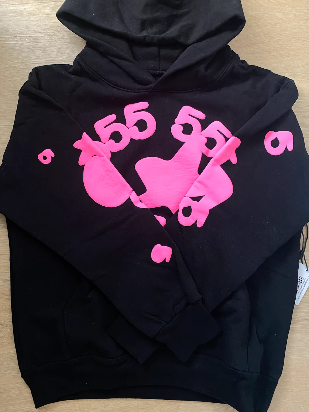 Sp5der Black Hoodie
