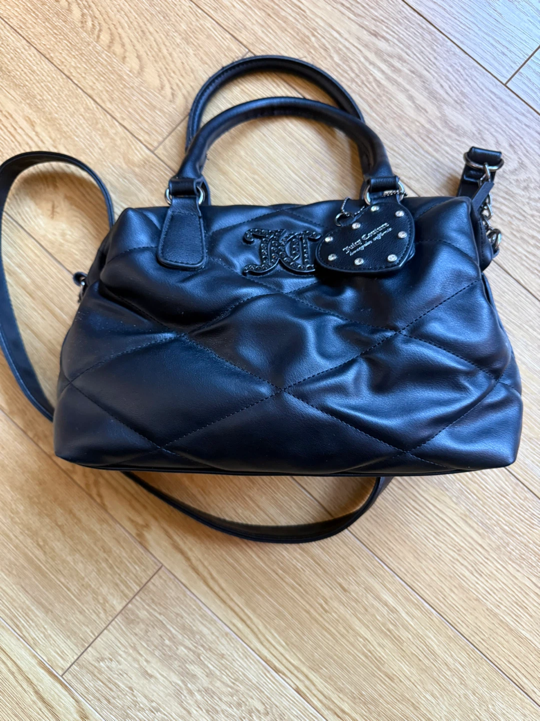 Juicy Couture black quilted handbag - photo 2