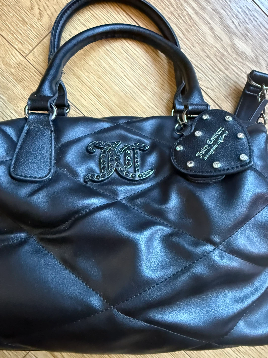 Juicy Couture black quilted handbag - photo 3