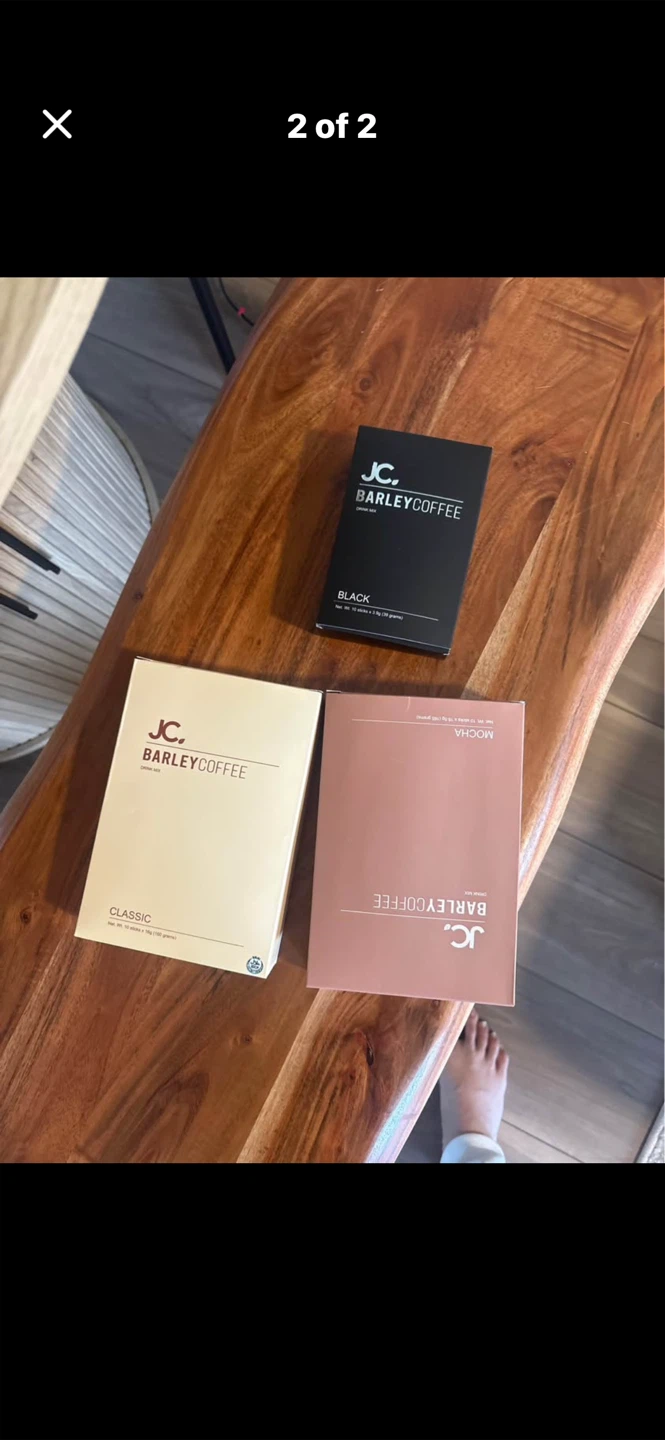 JC. Barley Coffee Drink Mix - 3 Boxes