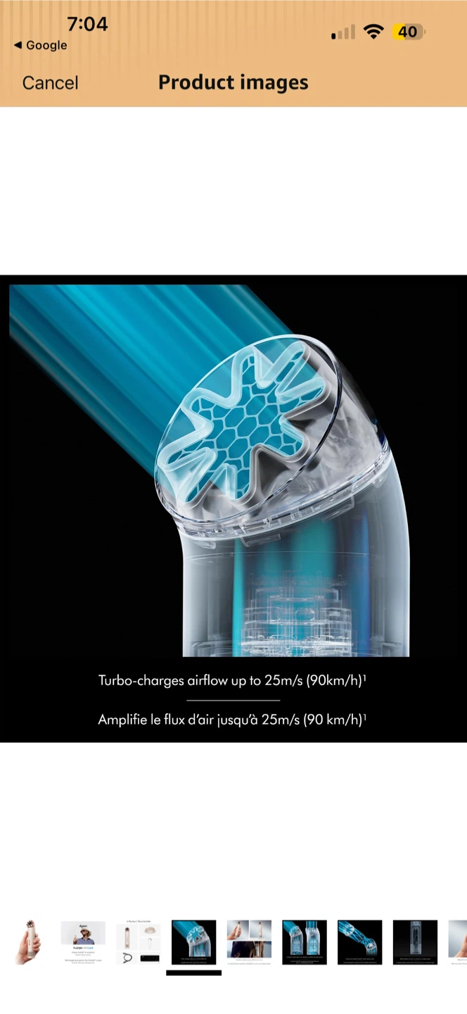 Dyson Handheld Portable Fan - photo 3
