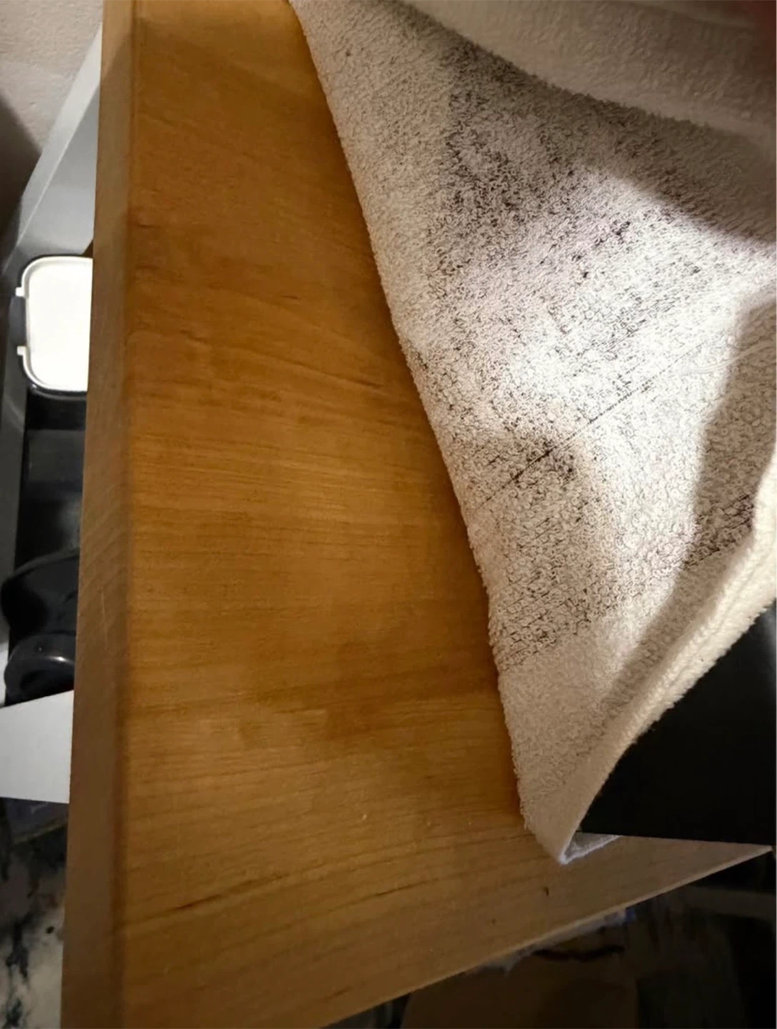 Modern White Kitchen Island with Butcher Block Top (4 FT Tall) - photo 2