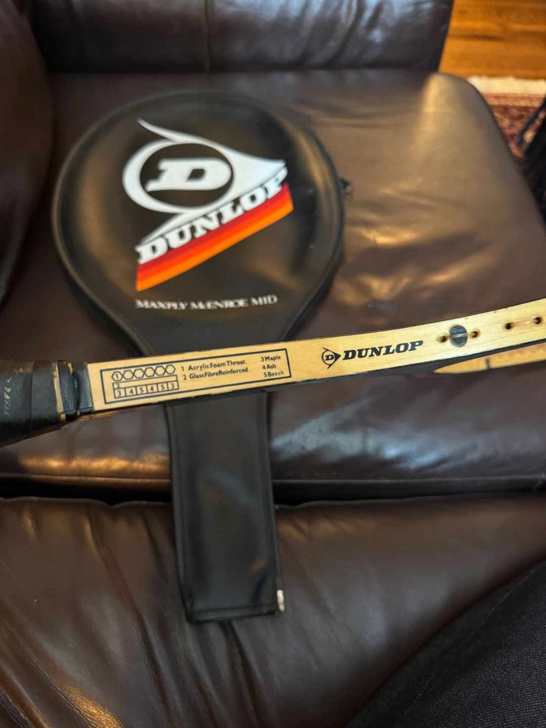 Dunlop Maxply McEnroe Mid and Prince Impact 110 Tennis Rackets - photo 2