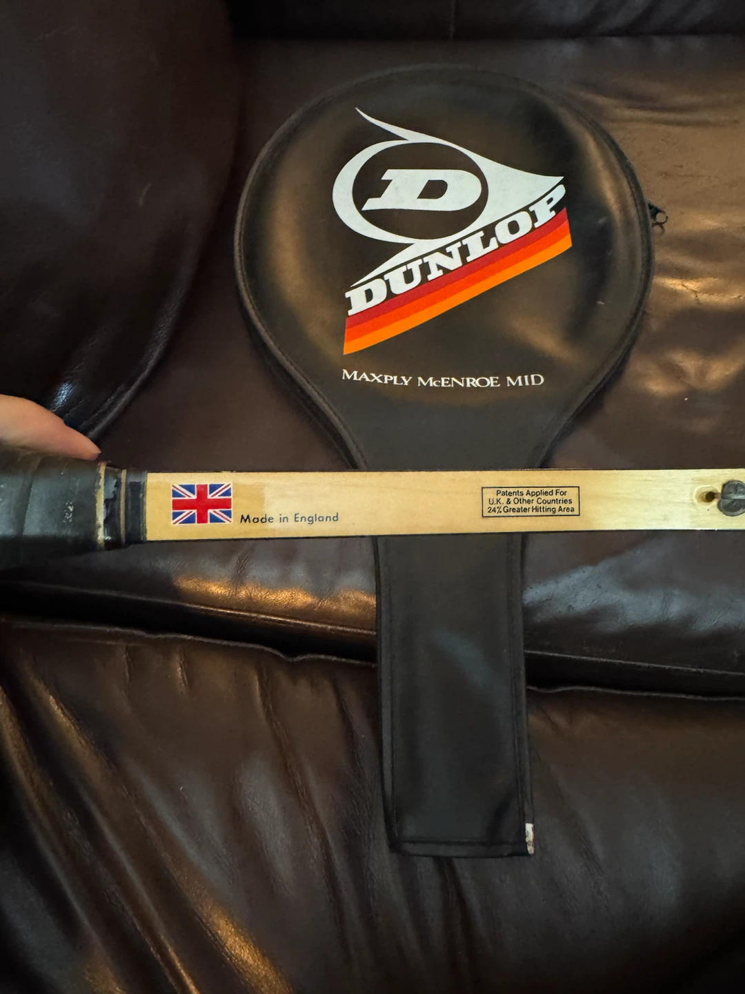 Dunlop Maxply McEnroe Mid and Prince Impact 110 Tennis Rackets - photo 3