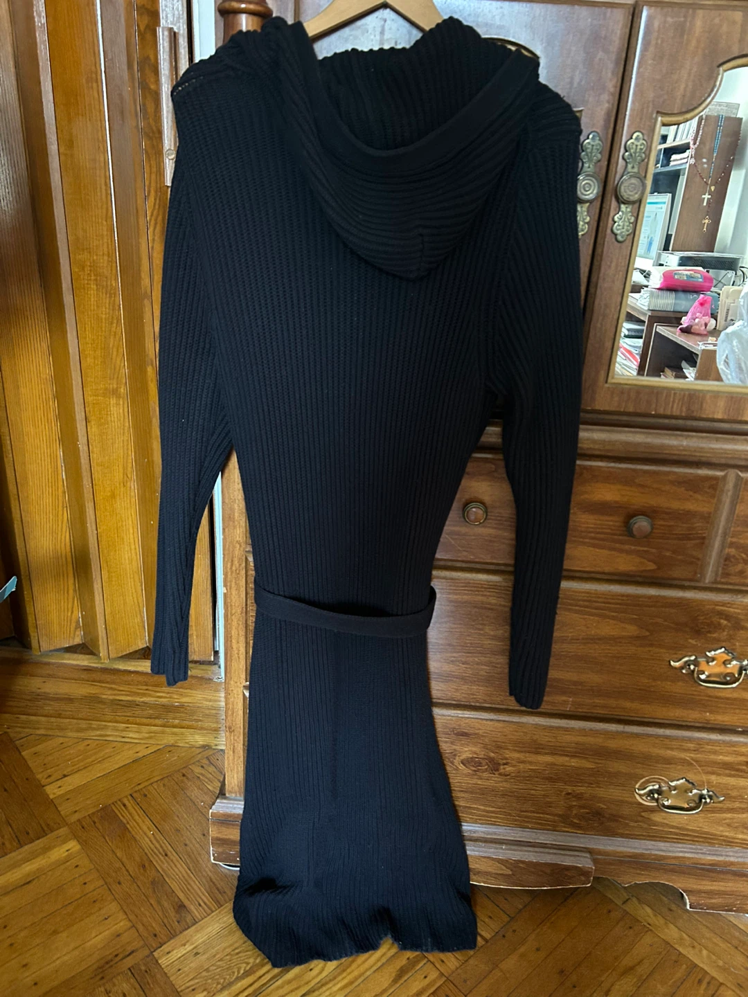 Kate Hill Black Hooded Cardigan - photo 2