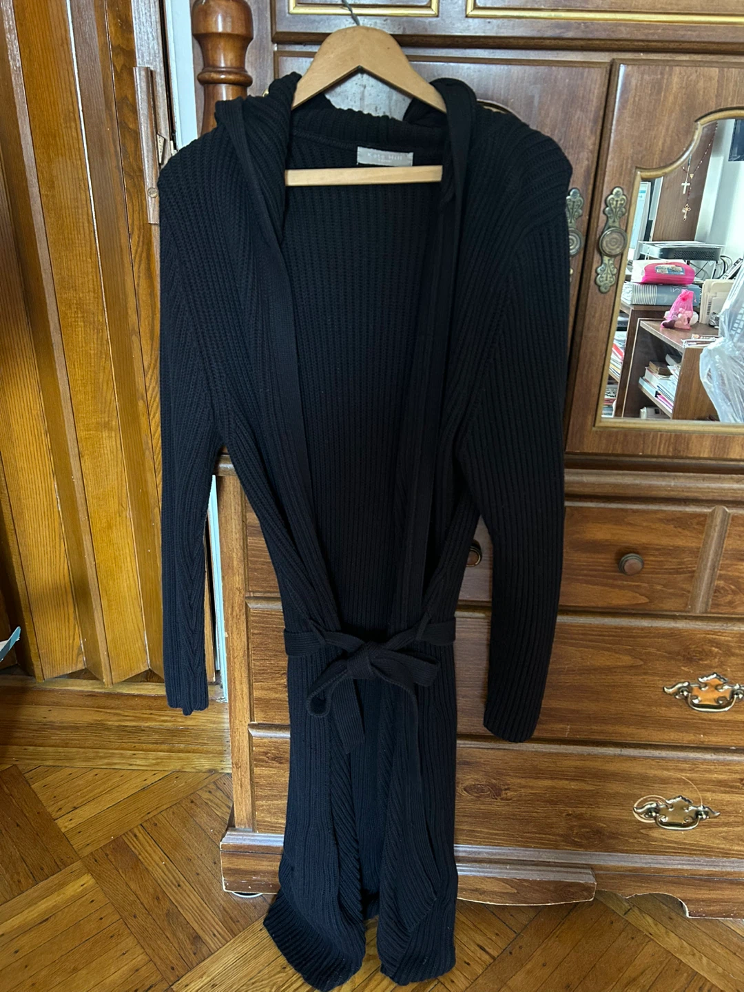 Kate Hill Black Hooded Cardigan