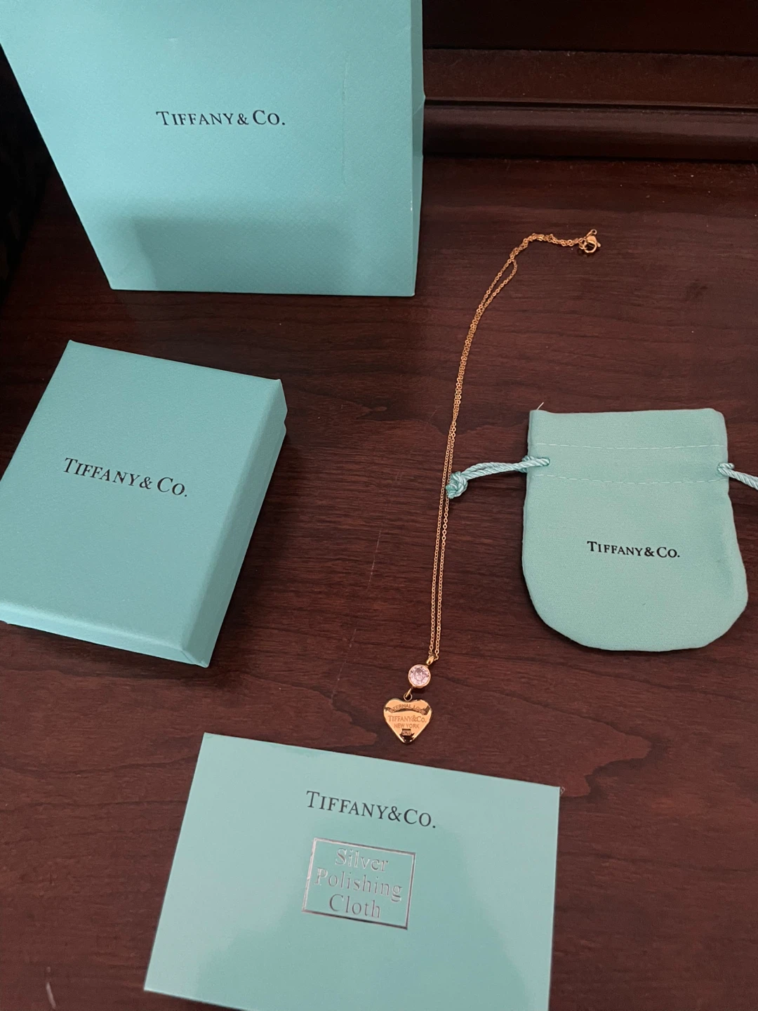 Tiffany & Co. Heart Pendant Necklace